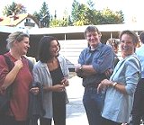 Sahne, Andrea, Ralf und Regine